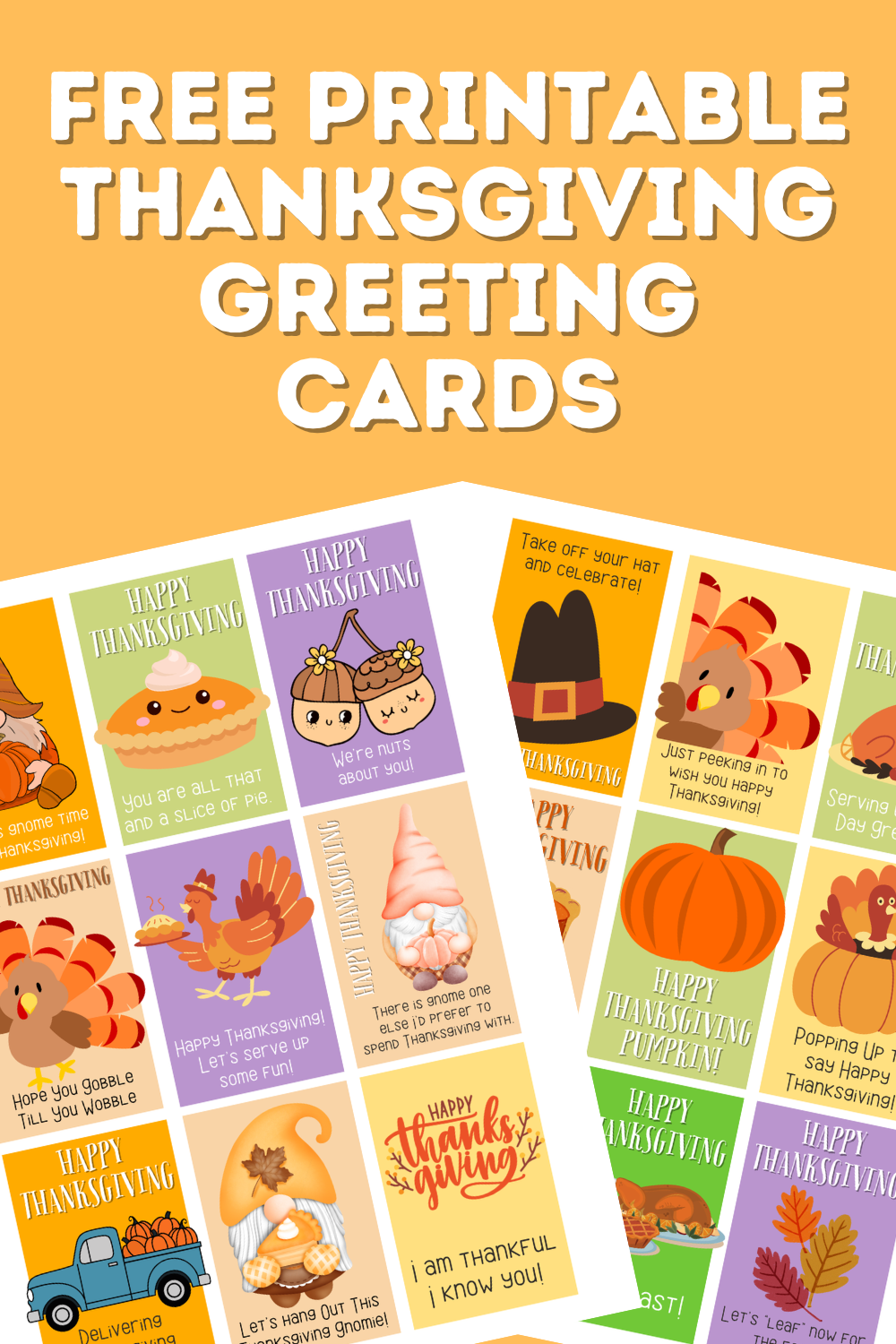 thanksgiving free printable cards thanksgiving free printable cards