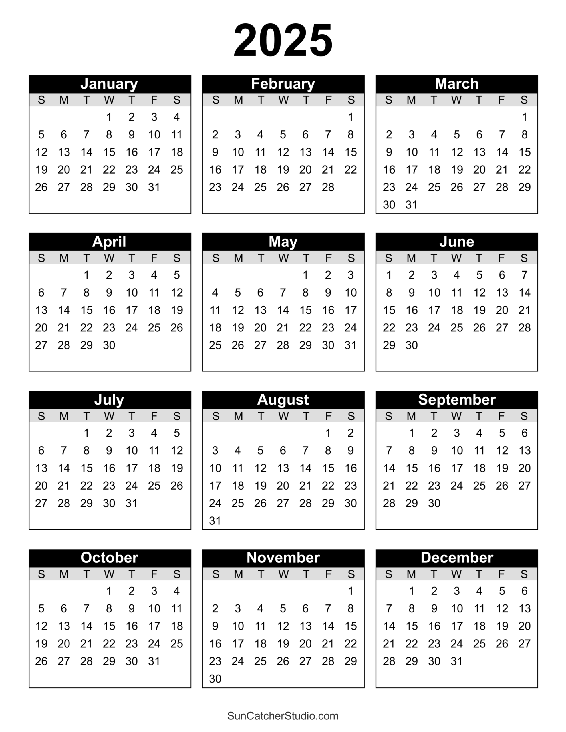 2025 Yearly
