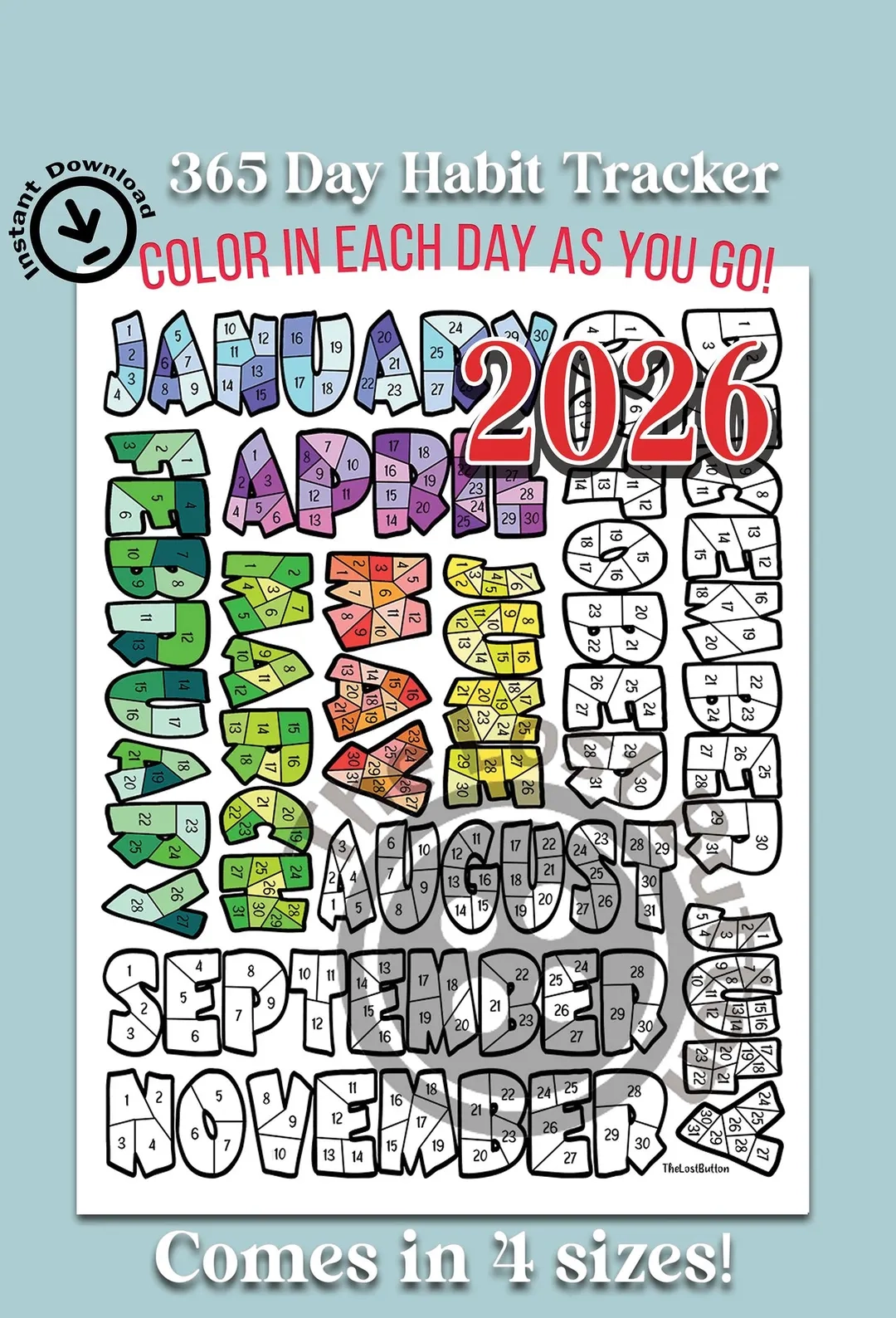 2026 workout tracker printable free