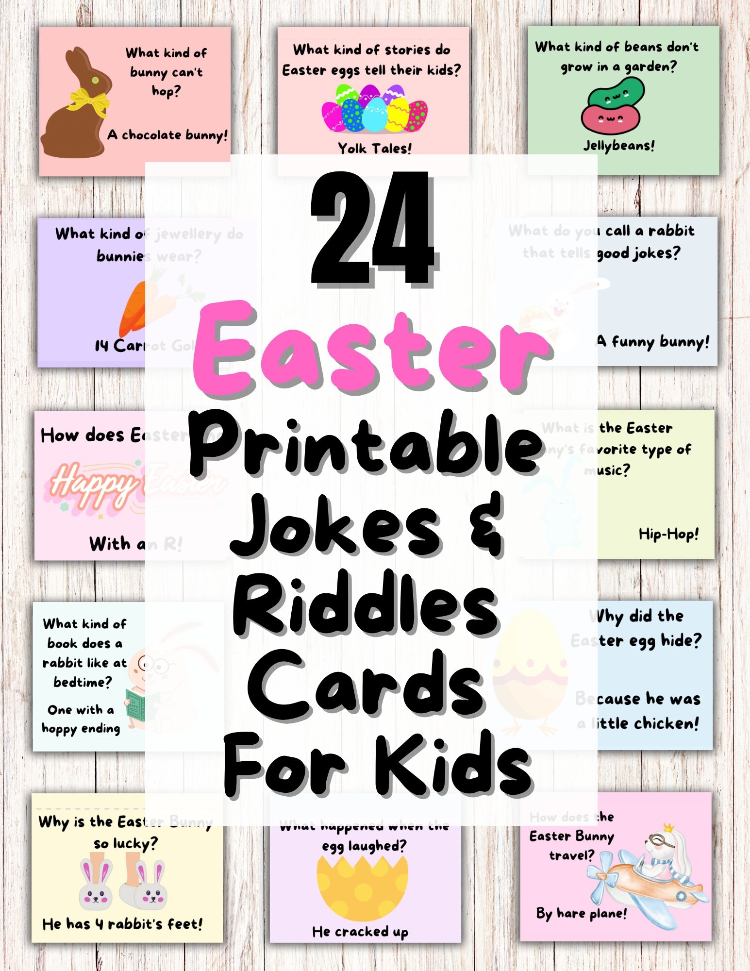 24 Printable Kids Easter Jokes Kids