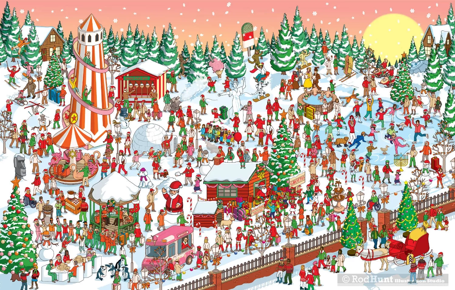 24749077 Christmas Search And Find Illustration