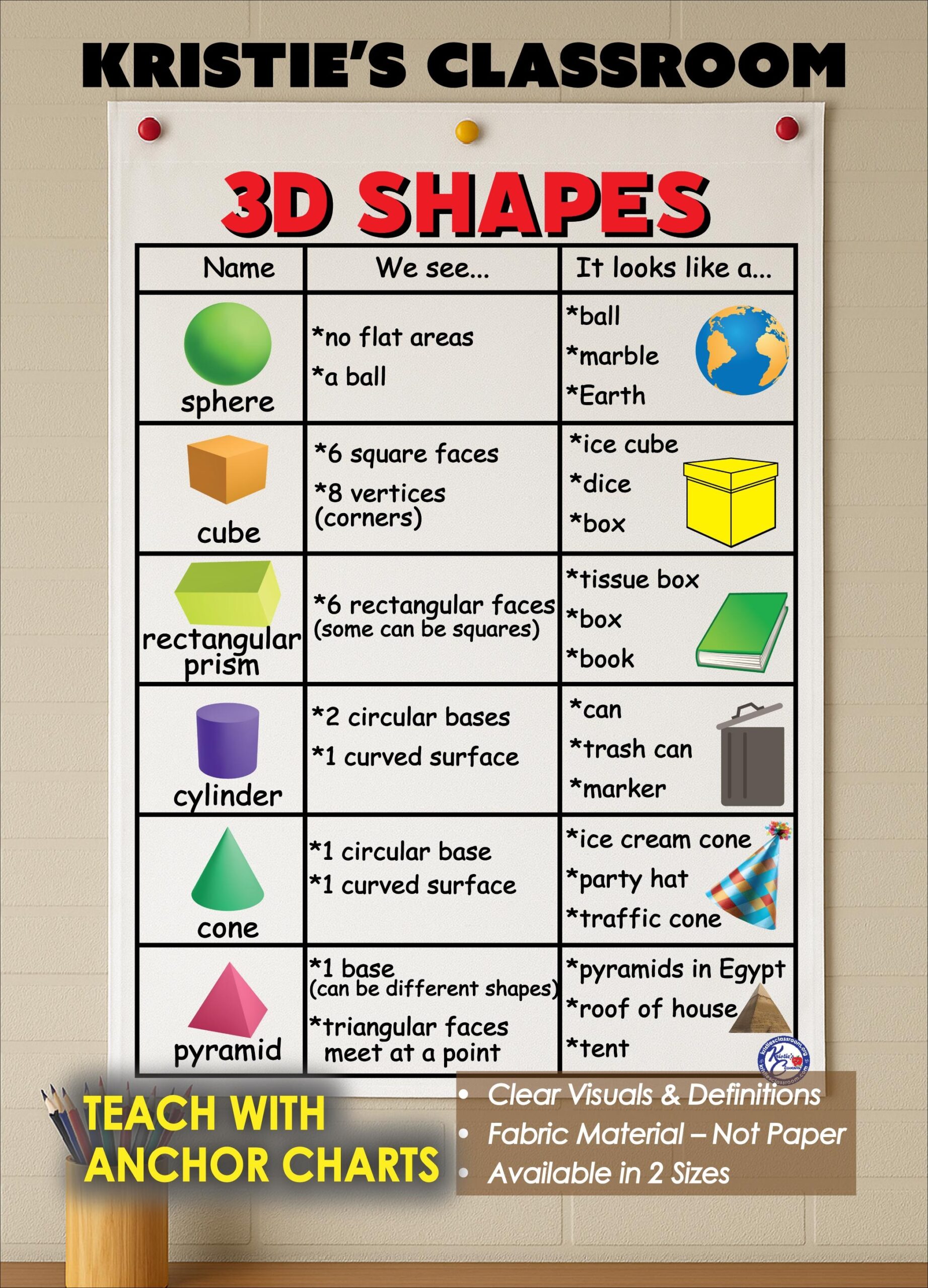 3d shapes anchor chart printable 3d shapes anchor chart printable