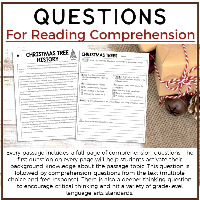 4th Grade December Reading Passages Printable Version 4th Grade December Reading Passages Printable Version