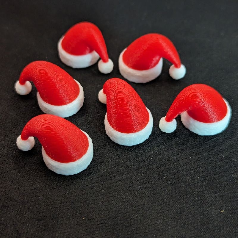 printable mini santa hats printable mini santa hats