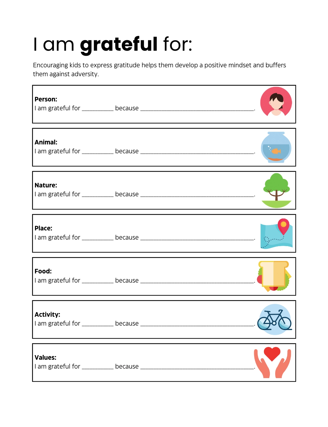 8 Mindfulness Worksheets For Kids