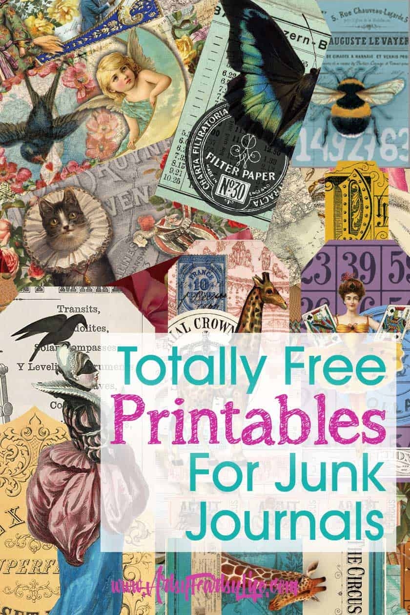 9 Free Junk Journal Printables 9 Free Junk Journal Printables