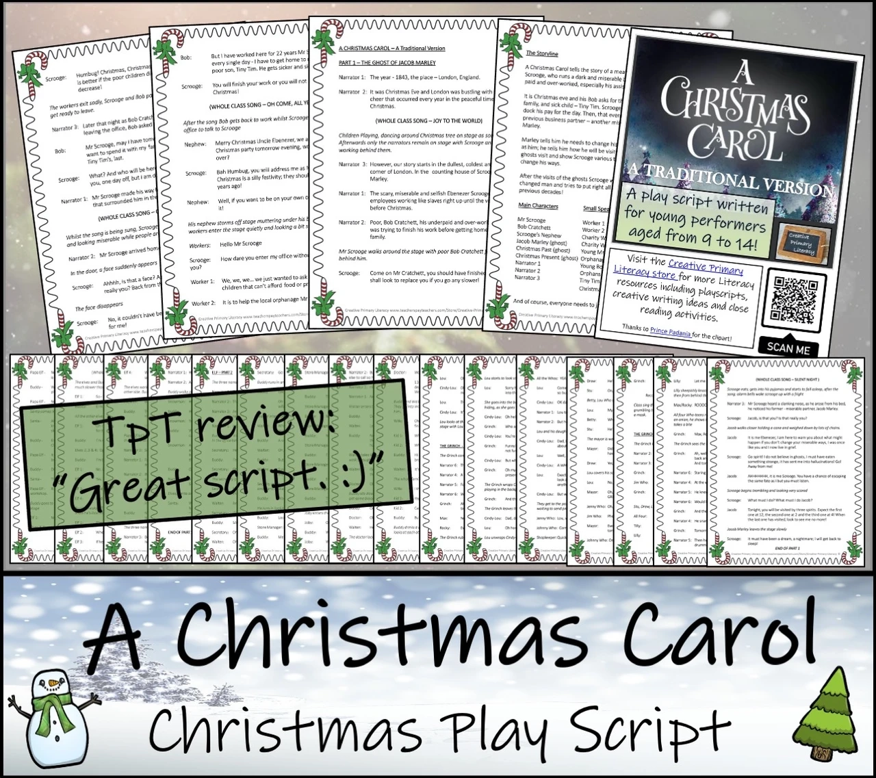 A Christmas Carol A Traditional Version Play Script A Christmas Carol A Traditional Version Play Script