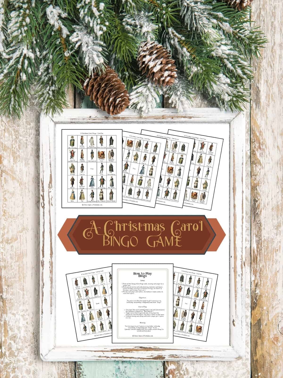 A Christmas Carol Bingo Game A Christmas Carol Bingo Game