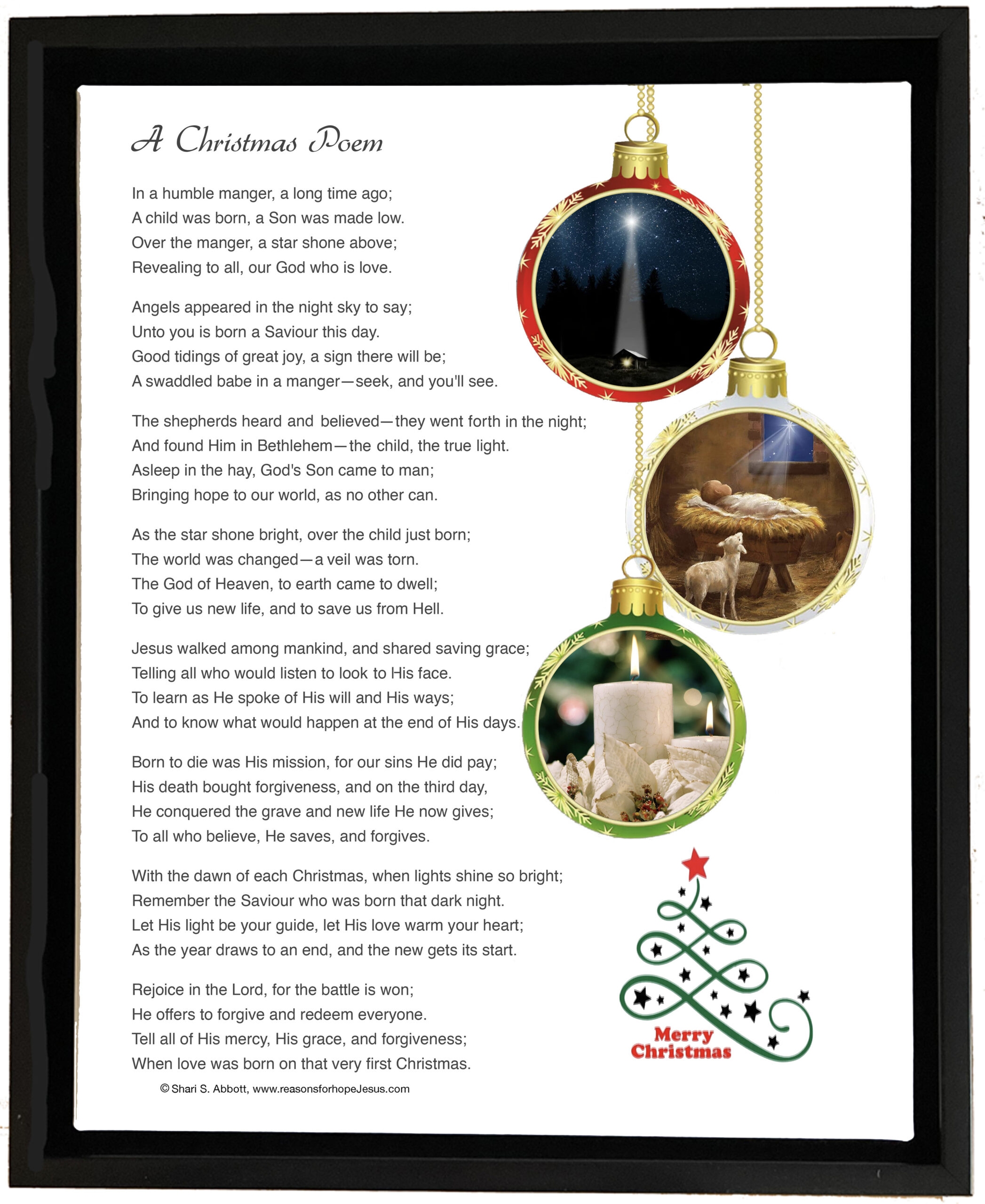 A Christmas Poem A Christmas Poem