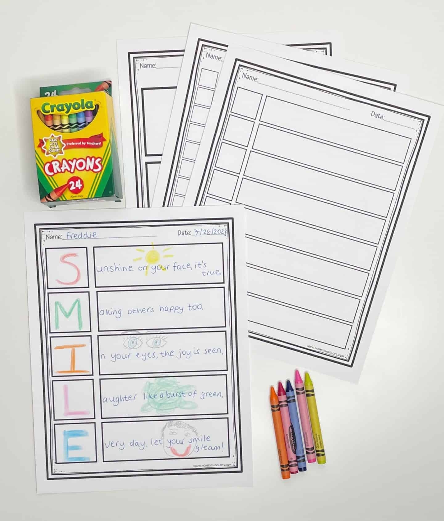 Acrostic Poem Template Acrostic Poem Template