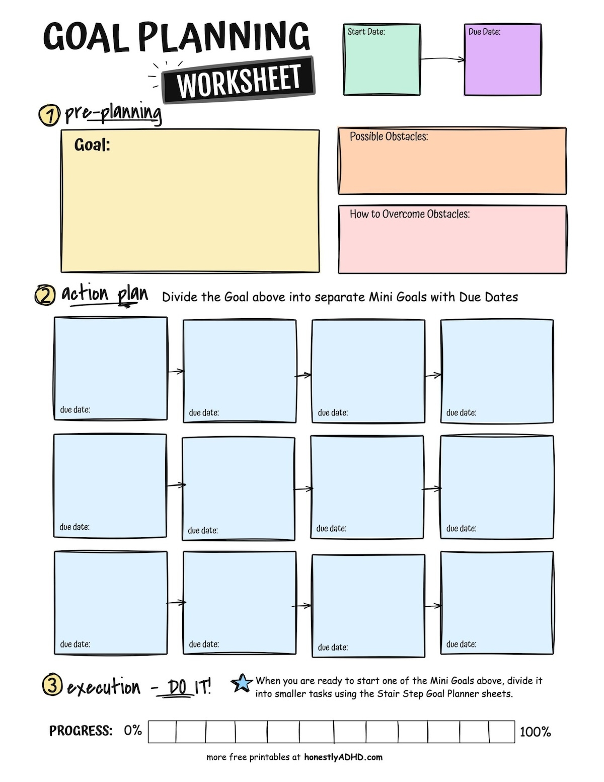 Adhd Worksheets Adhd Worksheets