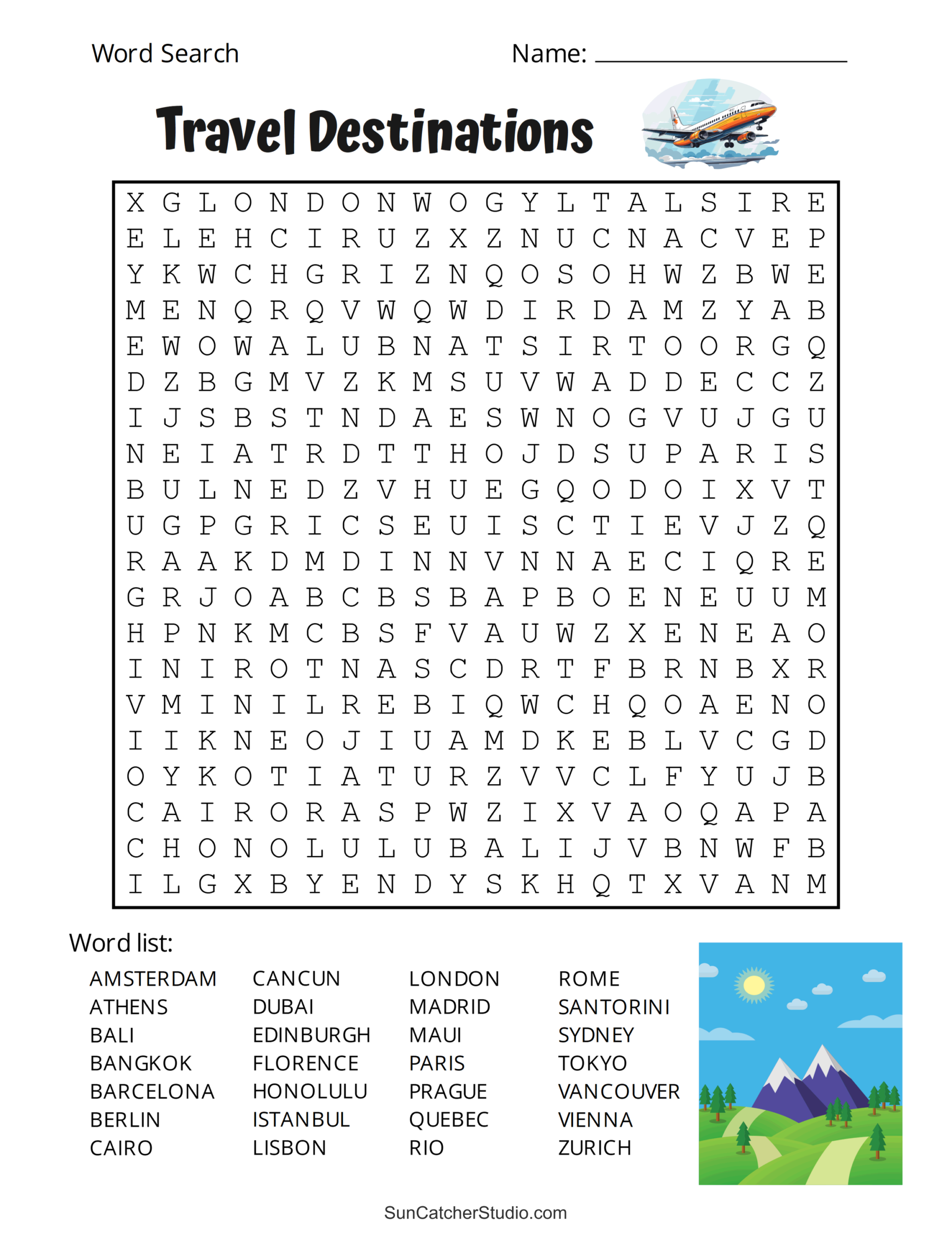 free printable word searches for teenagers