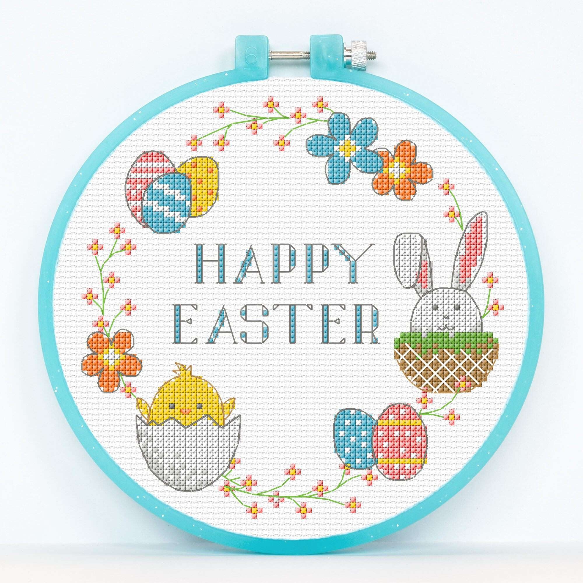 Anchor Happy Easter Cross Stitch Design