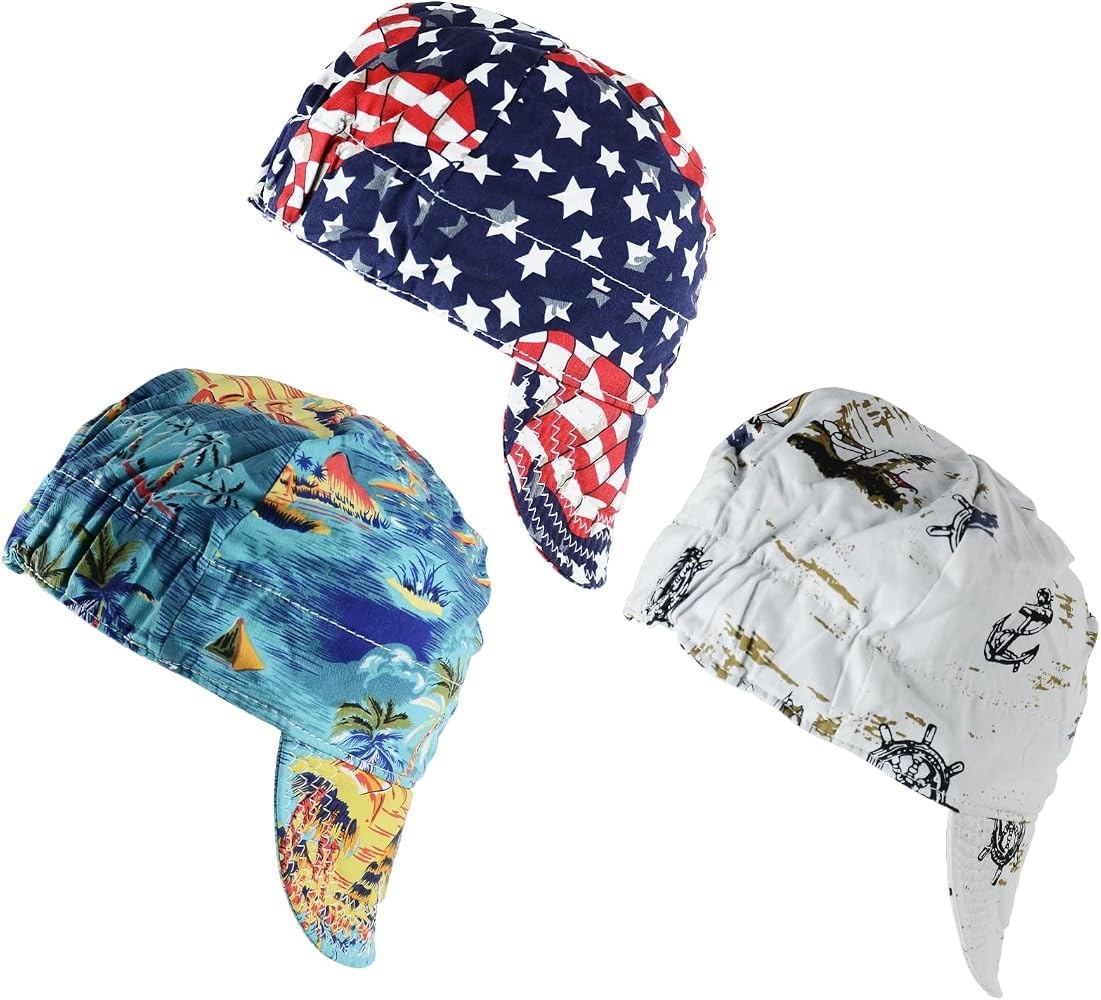 free printable welding cap patterns