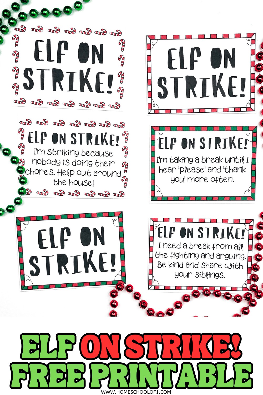 Bad Behavior Elf On Strike Printable Bad Behavior Elf On Strike Printable