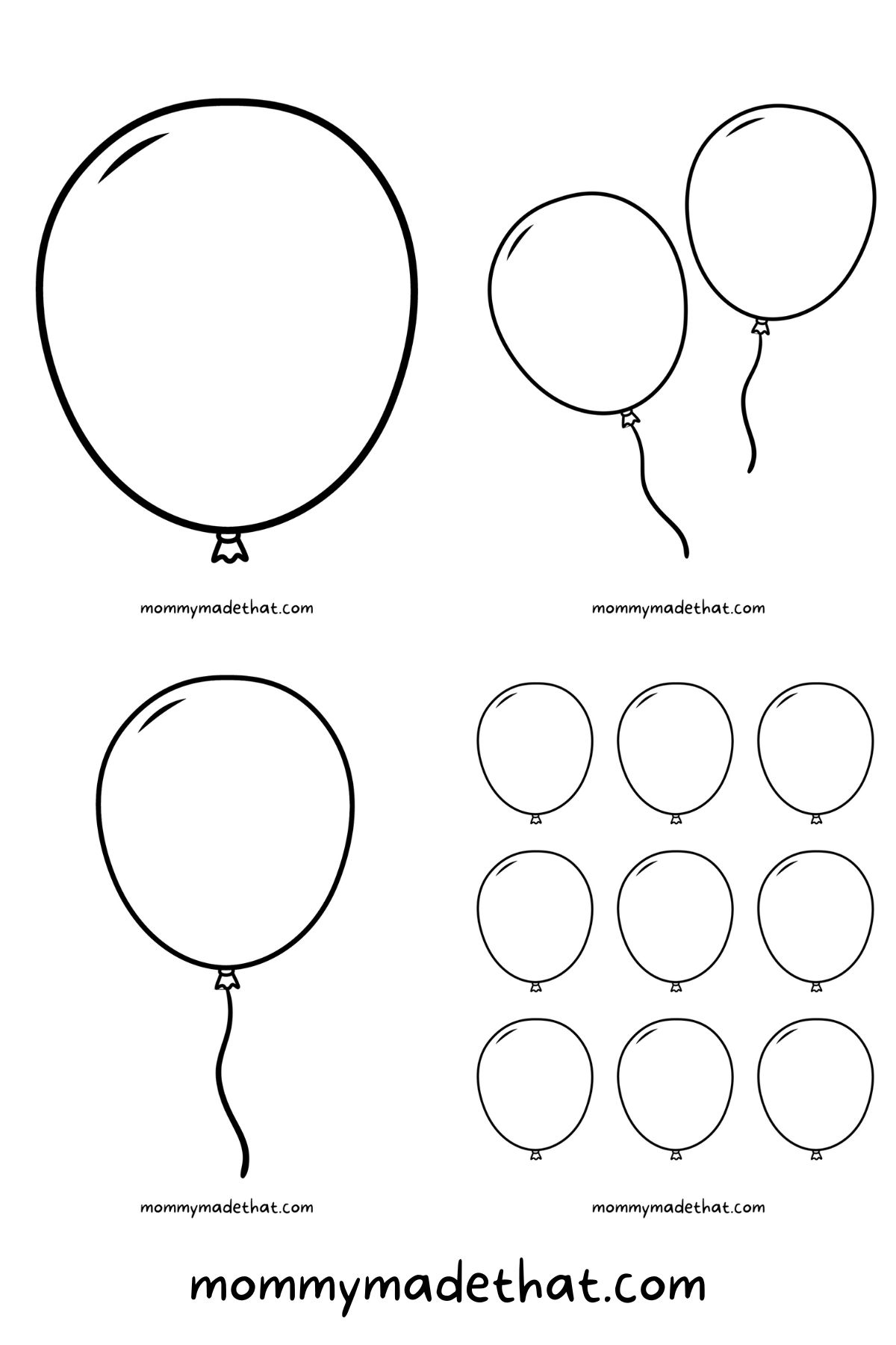 Balloon Templates