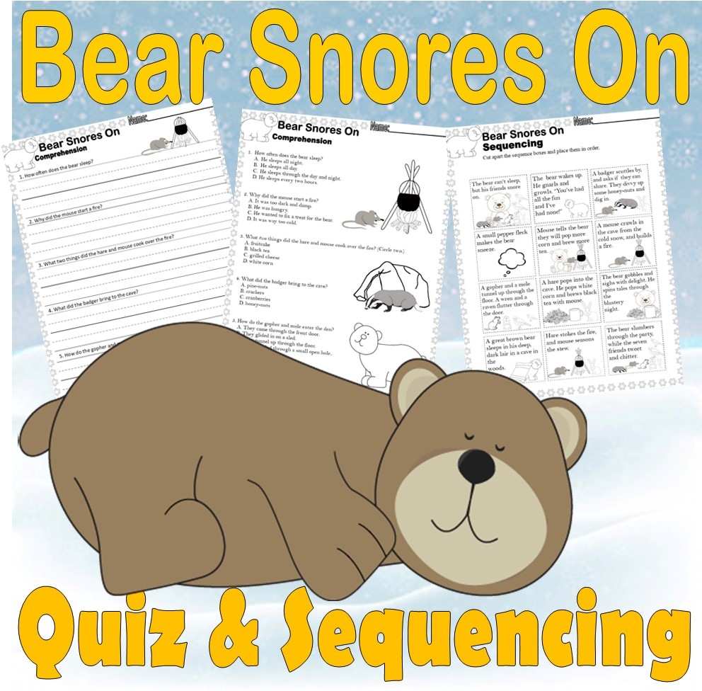 printable bear snores on activities