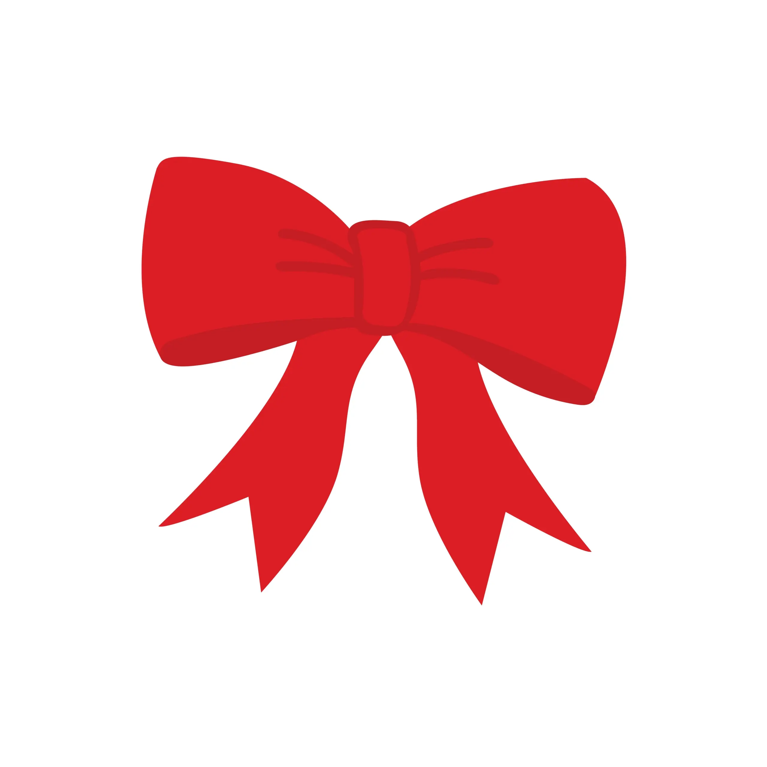 Big Red Bow Svg Cut File