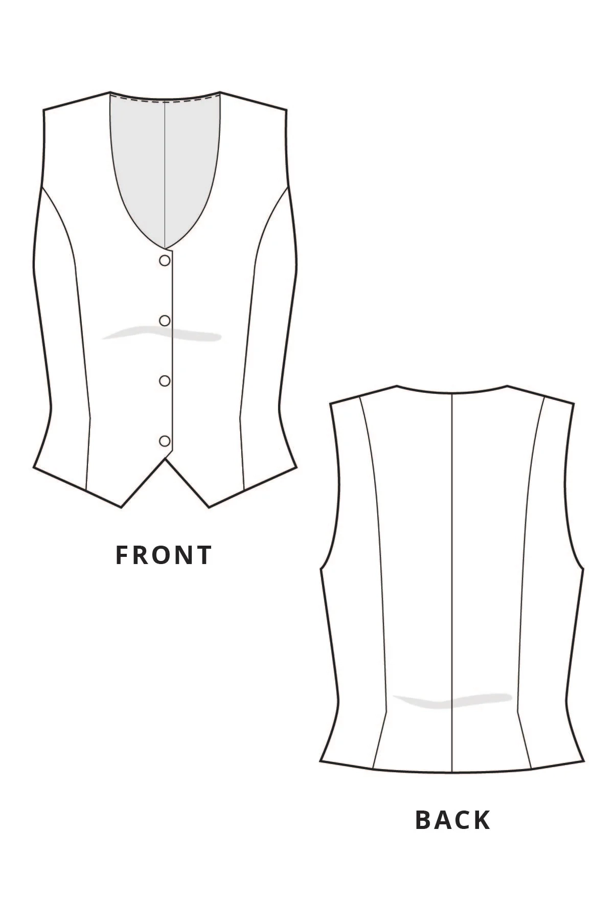 Birch Vest Pdf Sewing Pattern