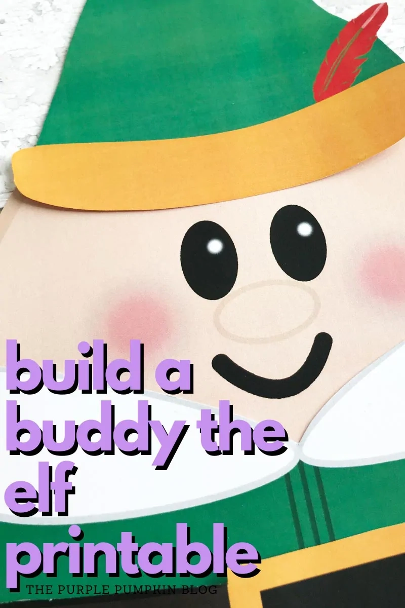 Build A Buddy The Elf Printable Paper Elf Template