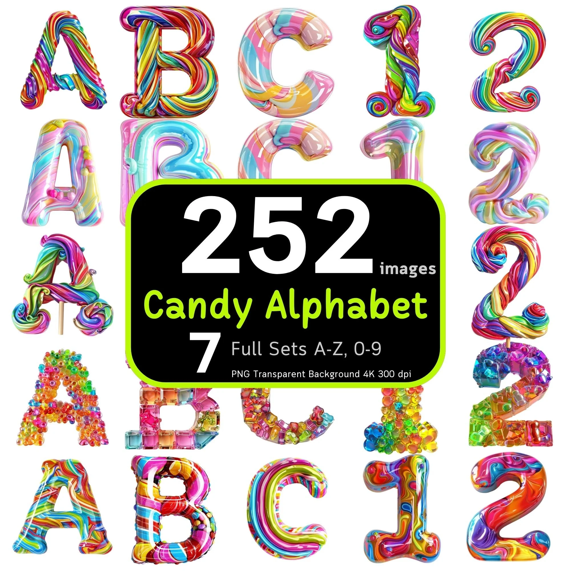 Candyland Letters Printable Candyland Letters Printable