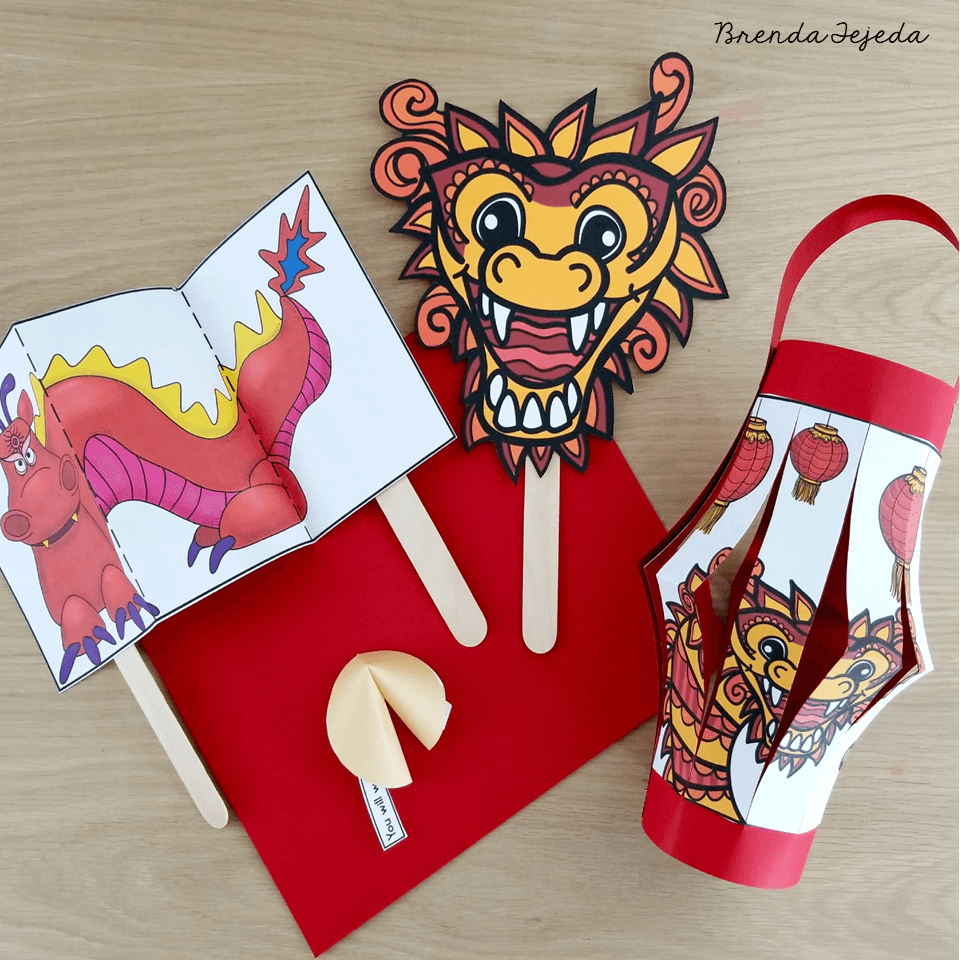 chinese new year 2026 crafts printable