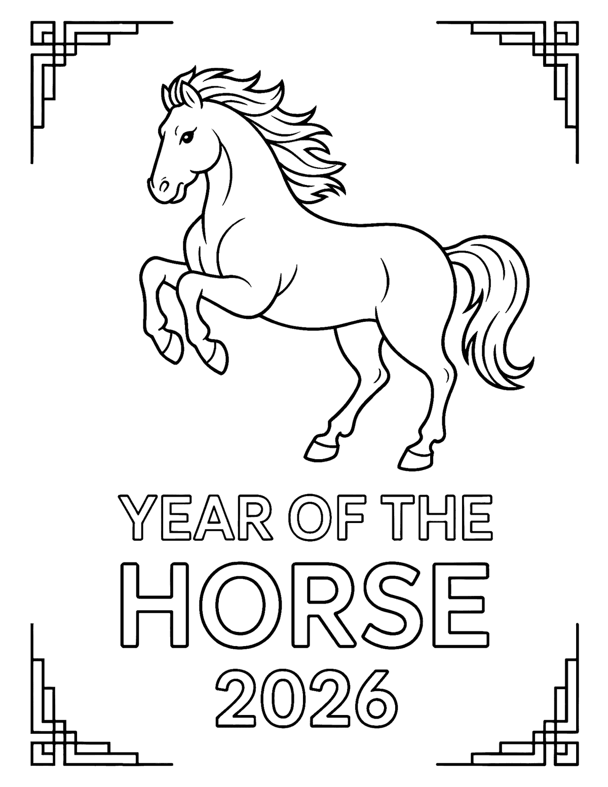 Chinese New Year Coloring Pages