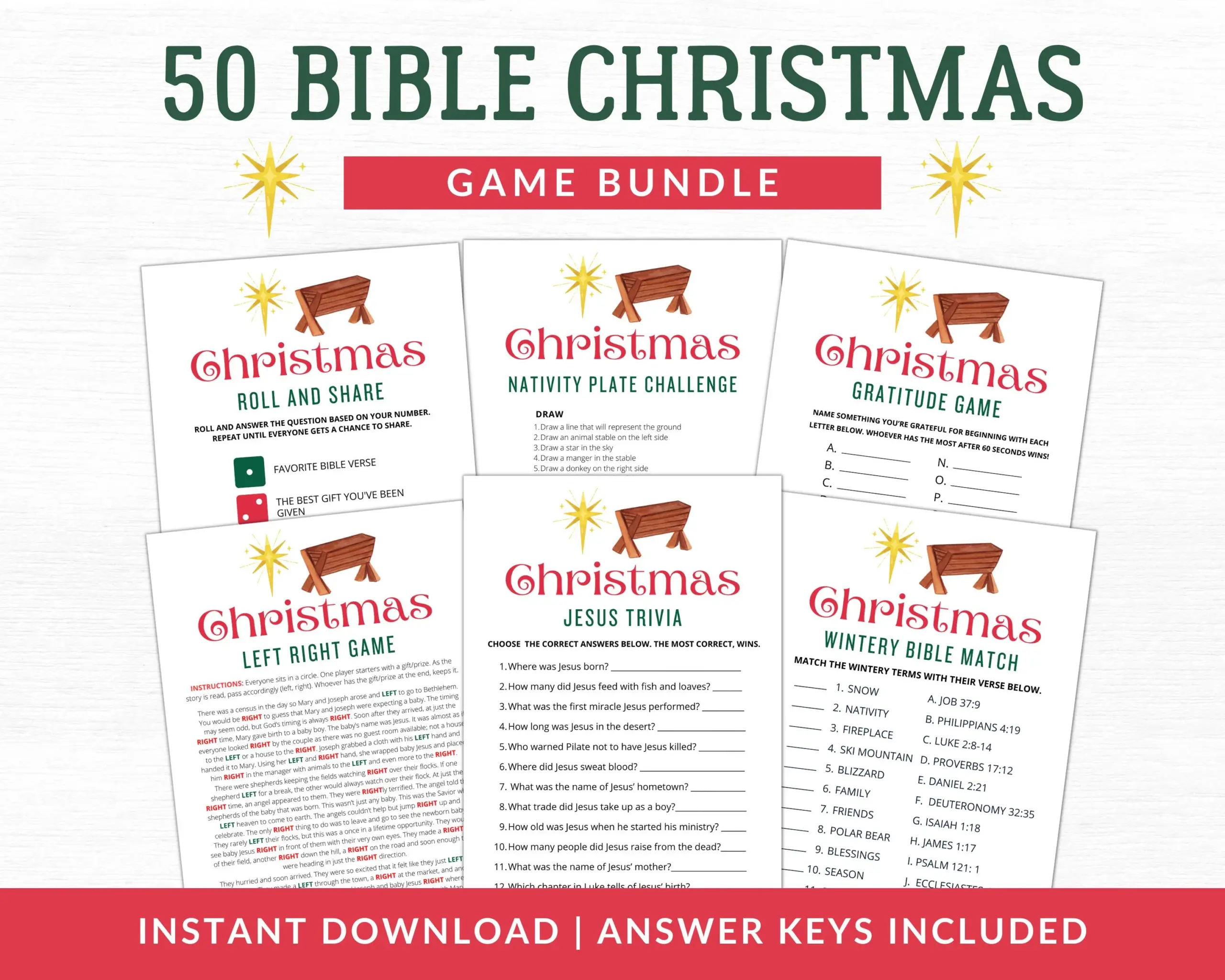 Christian Christmas Games Adult