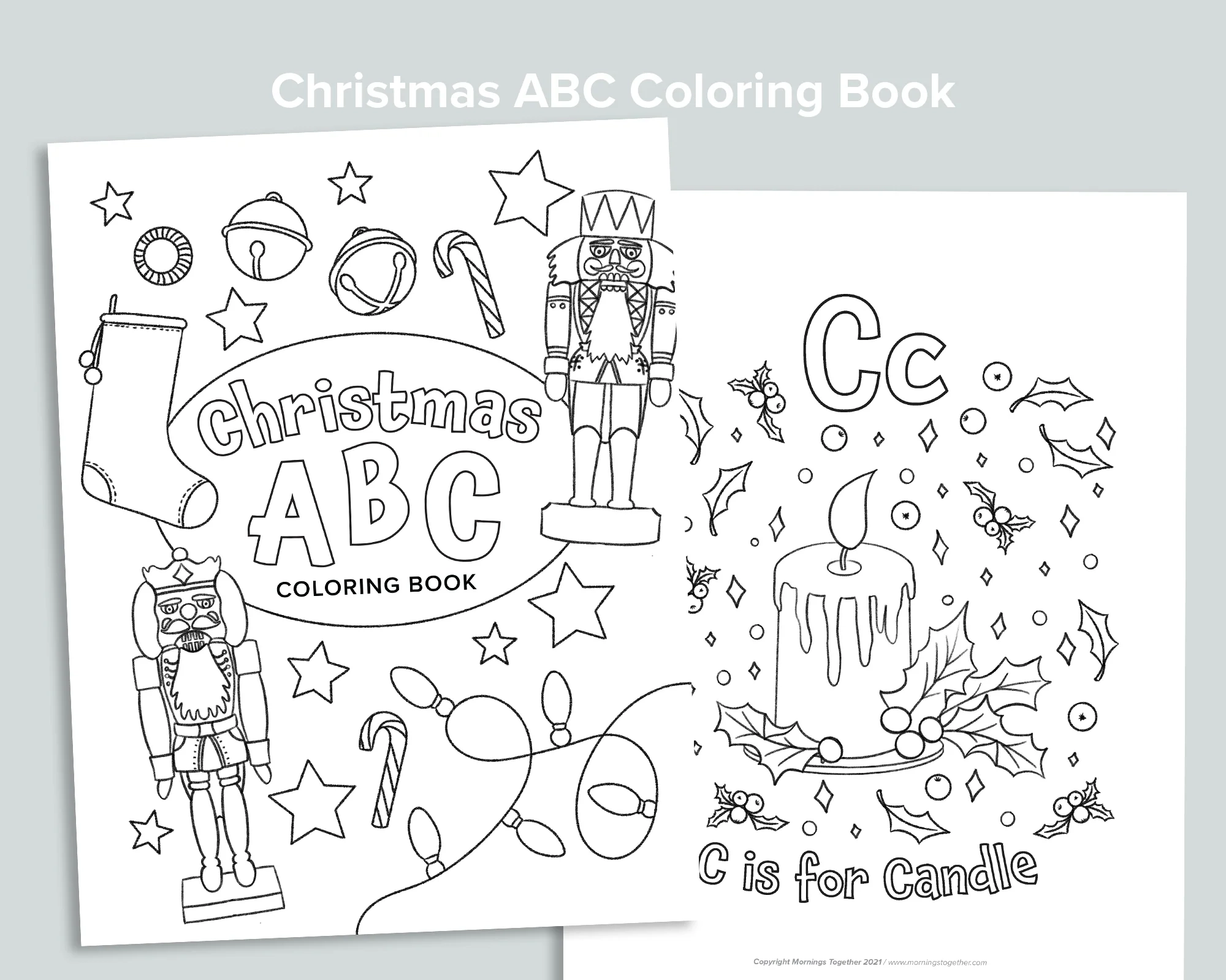 Christmas Abc Coloring Book Christmas Abc Coloring Book