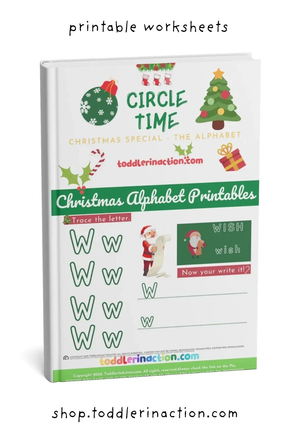 christmas alphabet book printable christmas alphabet book printable