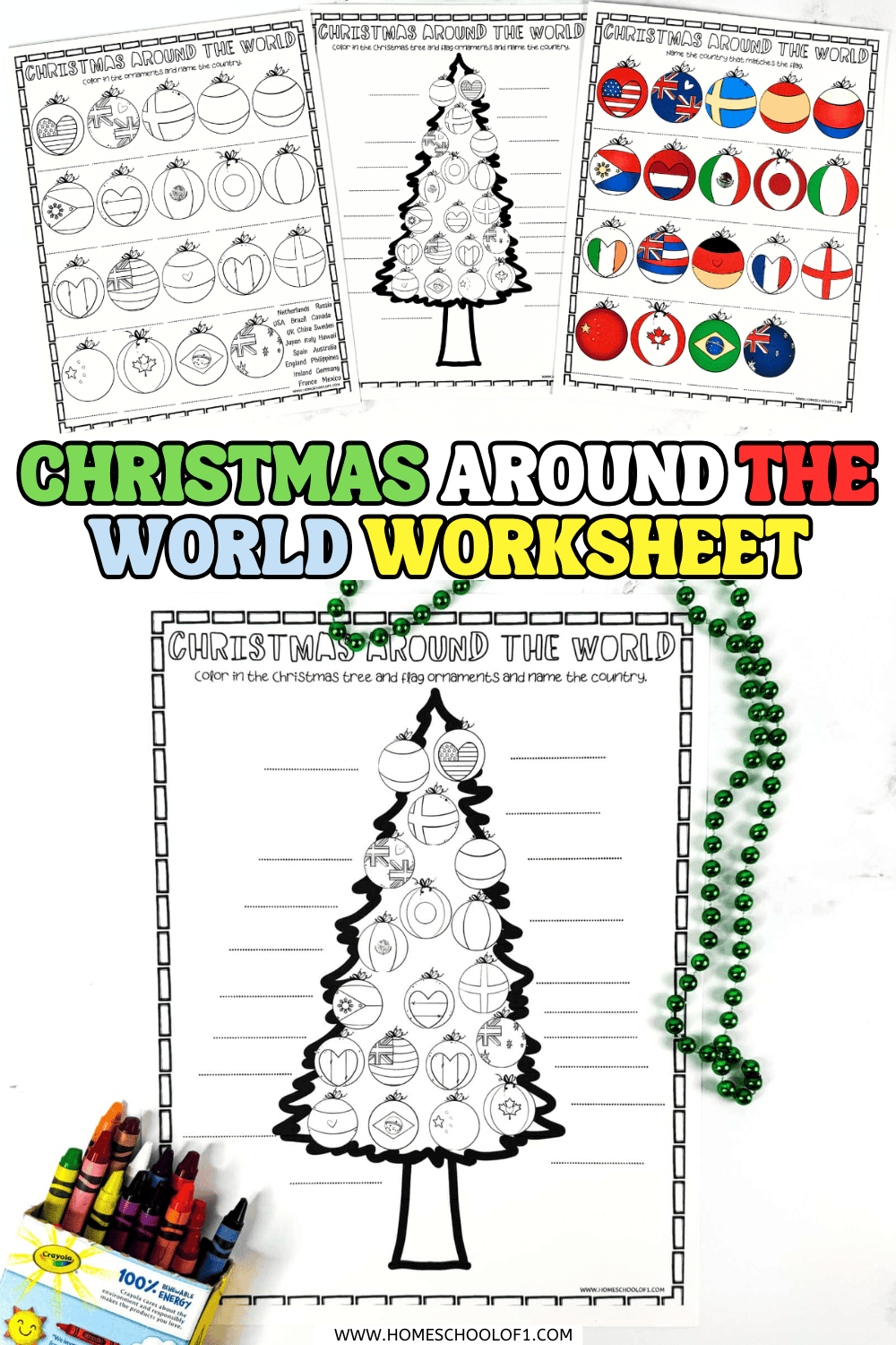 Christmas Around The World Worksheet Christmas Around The World Worksheet