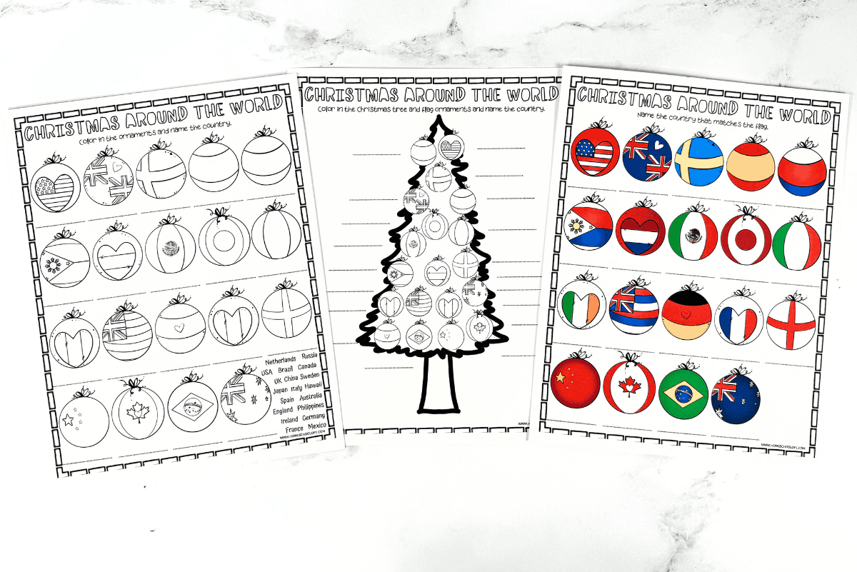 Christmas Around The World Worksheet Christmas Around The World Worksheet