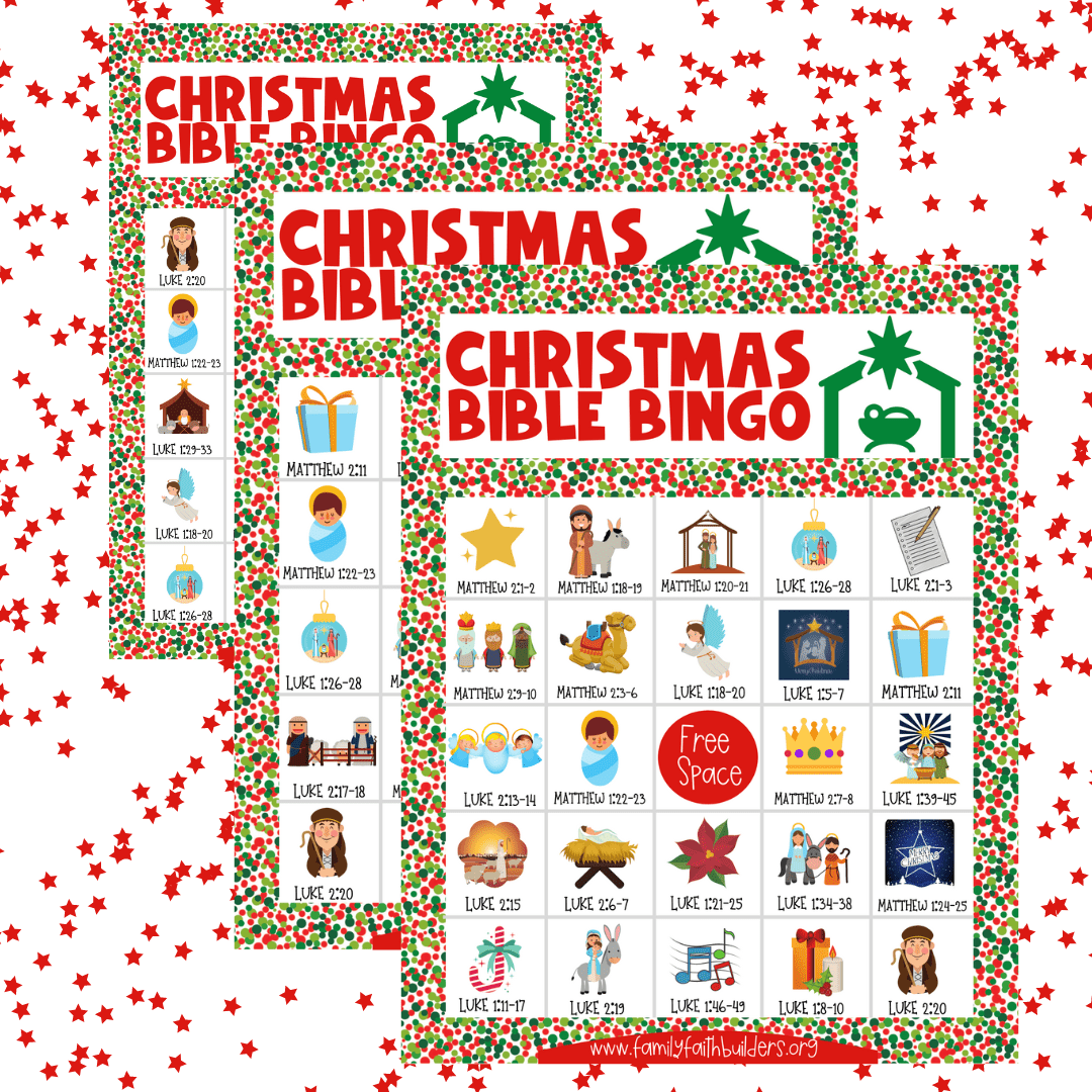 Christmas Bible Bingo Christmas Bible Bingo