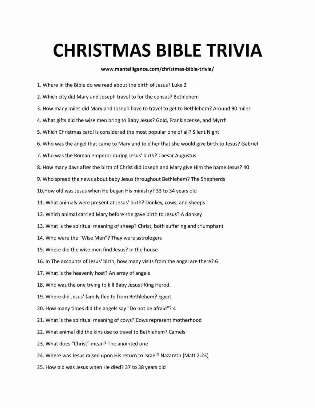christmas bible trivia printable free christmas bible trivia printable free
