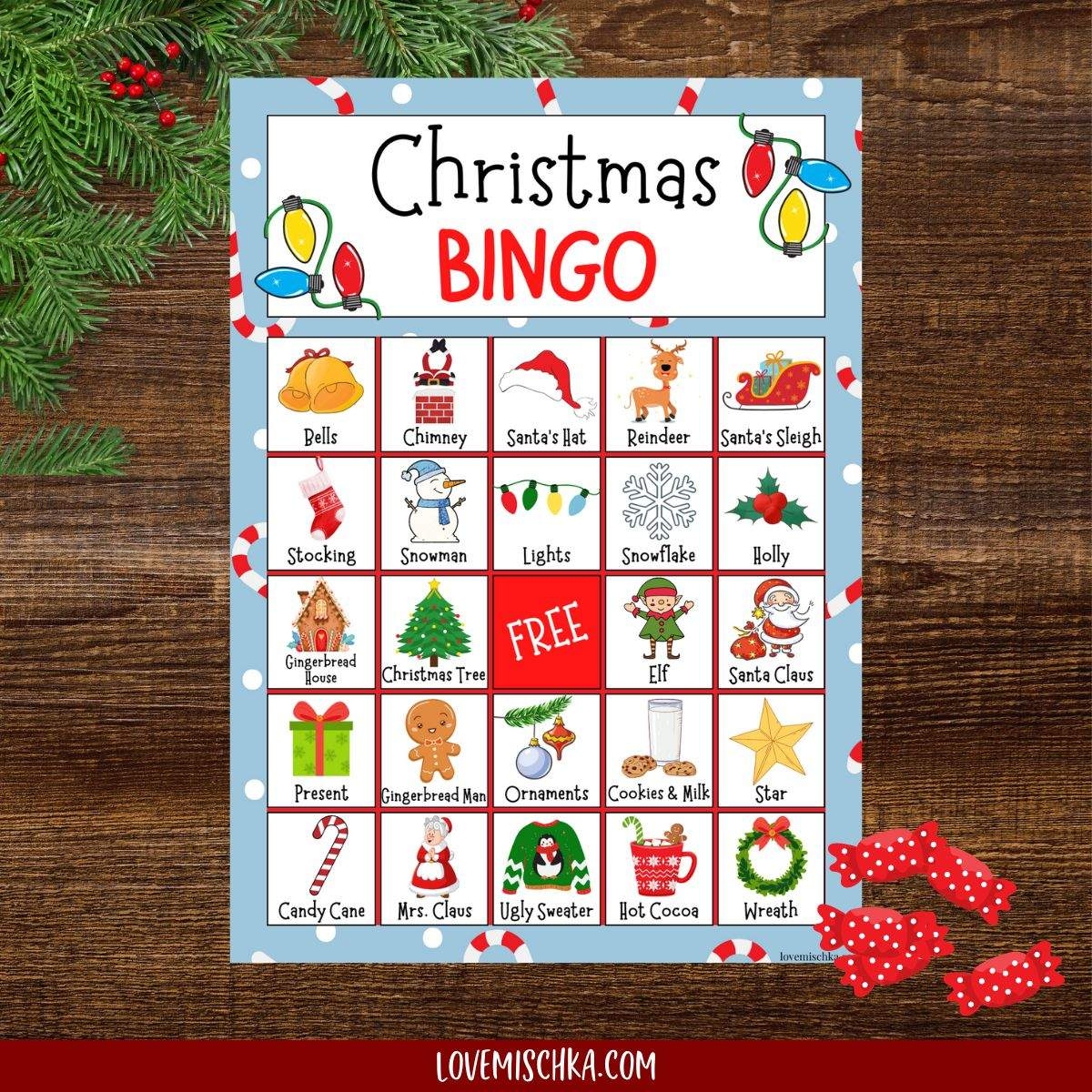 Christmas Bingo Printable