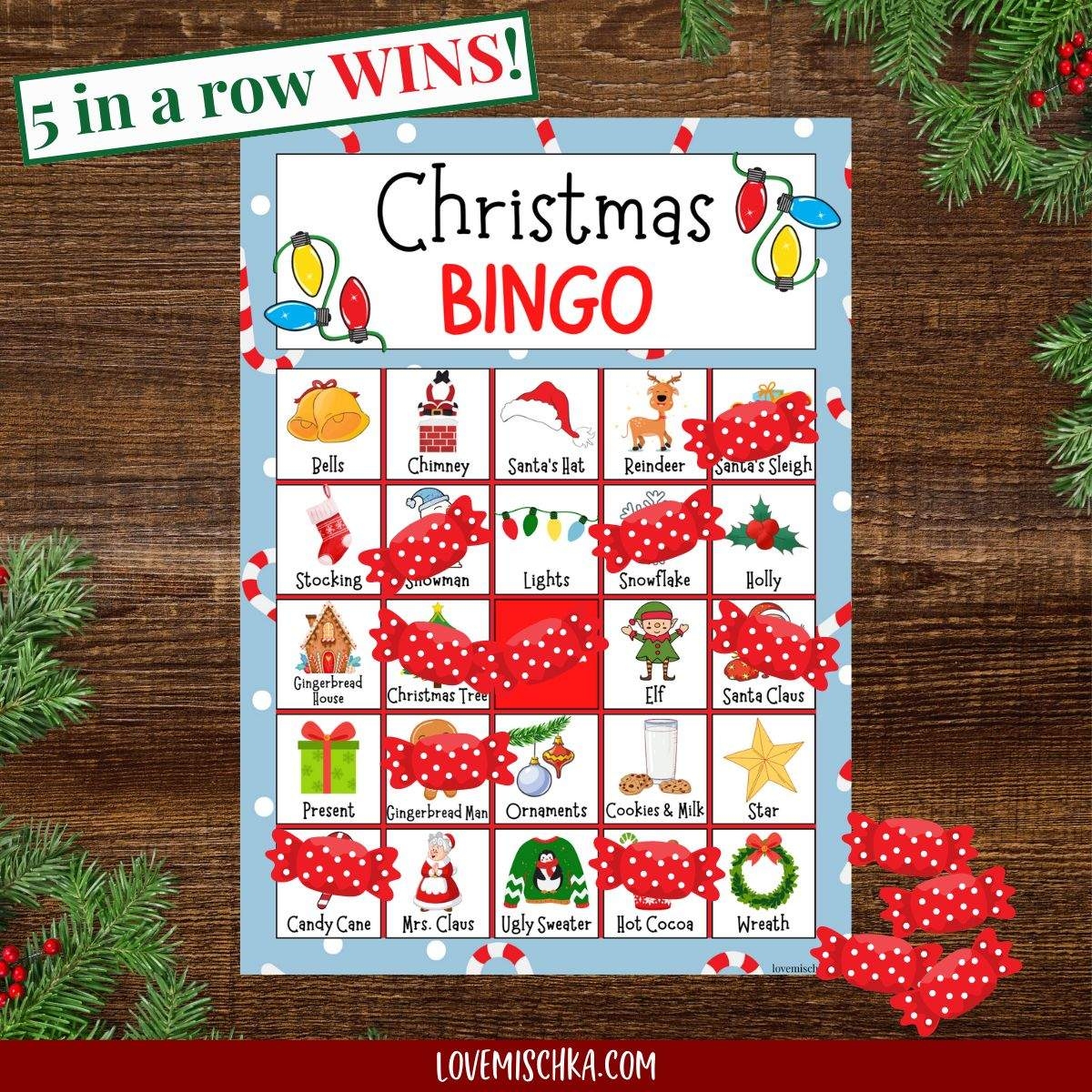 Christmas Bingo Printable