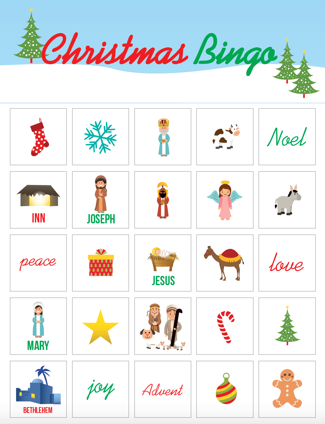 Christmas Bingo Christmas Bingo