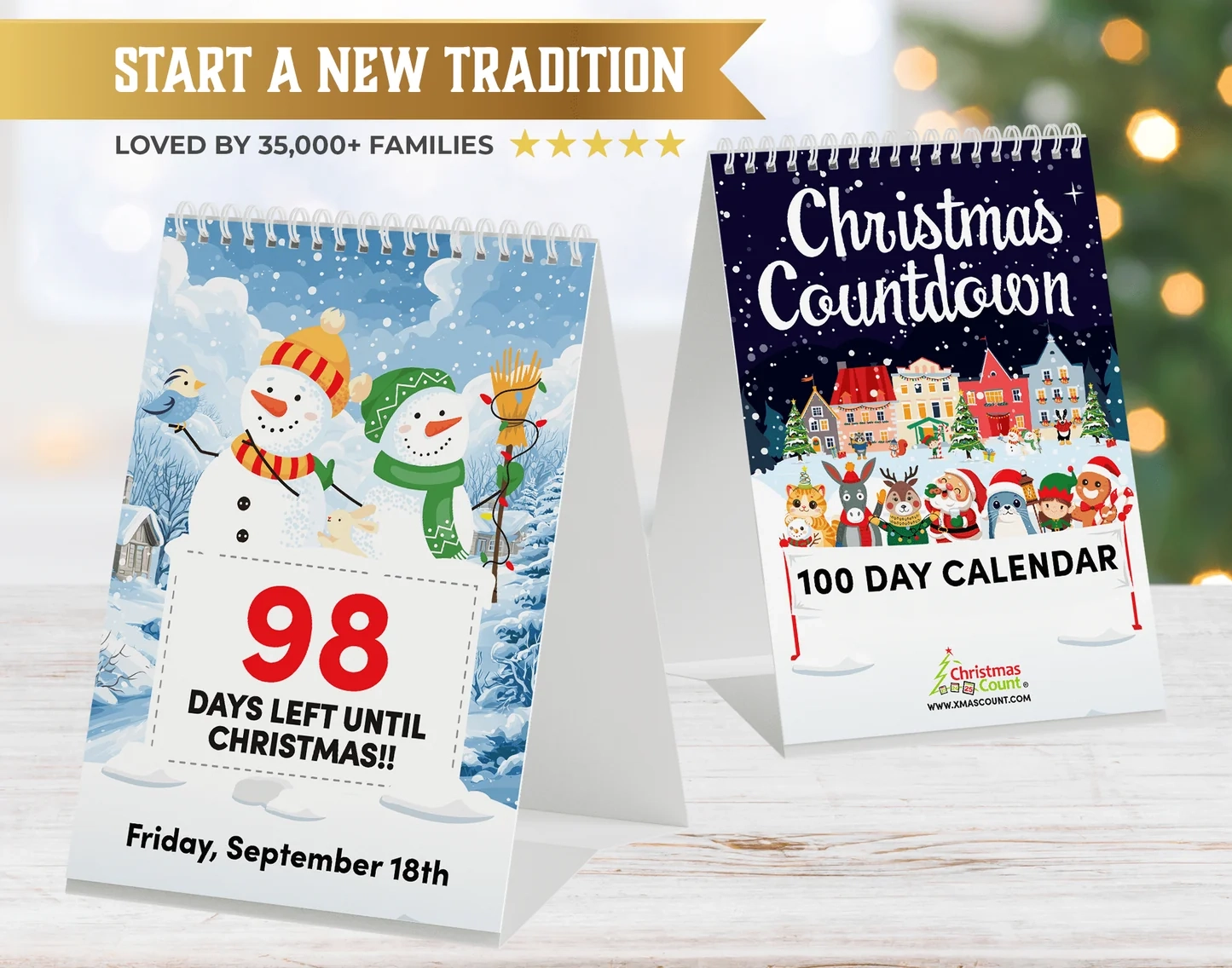 Christmas Countdown Flip Calendar Christmas Countdown Flip Calendar