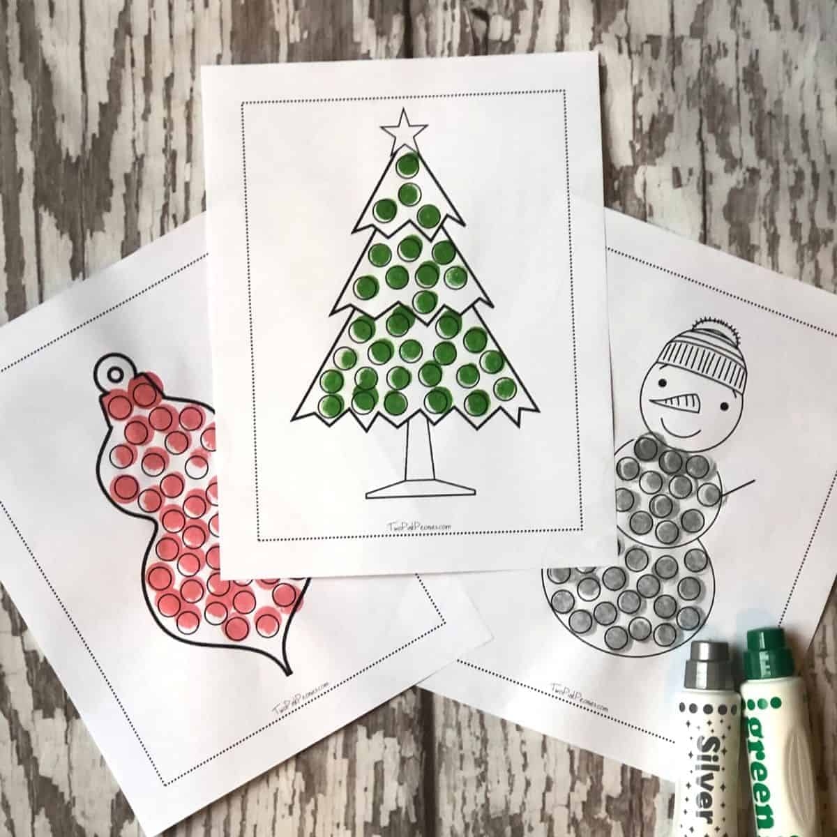 Christmas Dot Marker Printable Christmas Dot Marker Printable