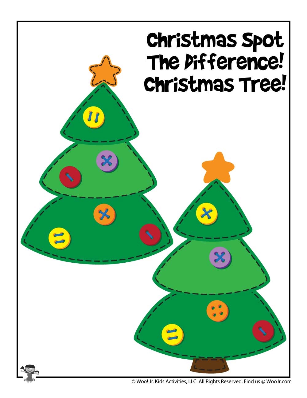 Christmas Find The Difference Activities