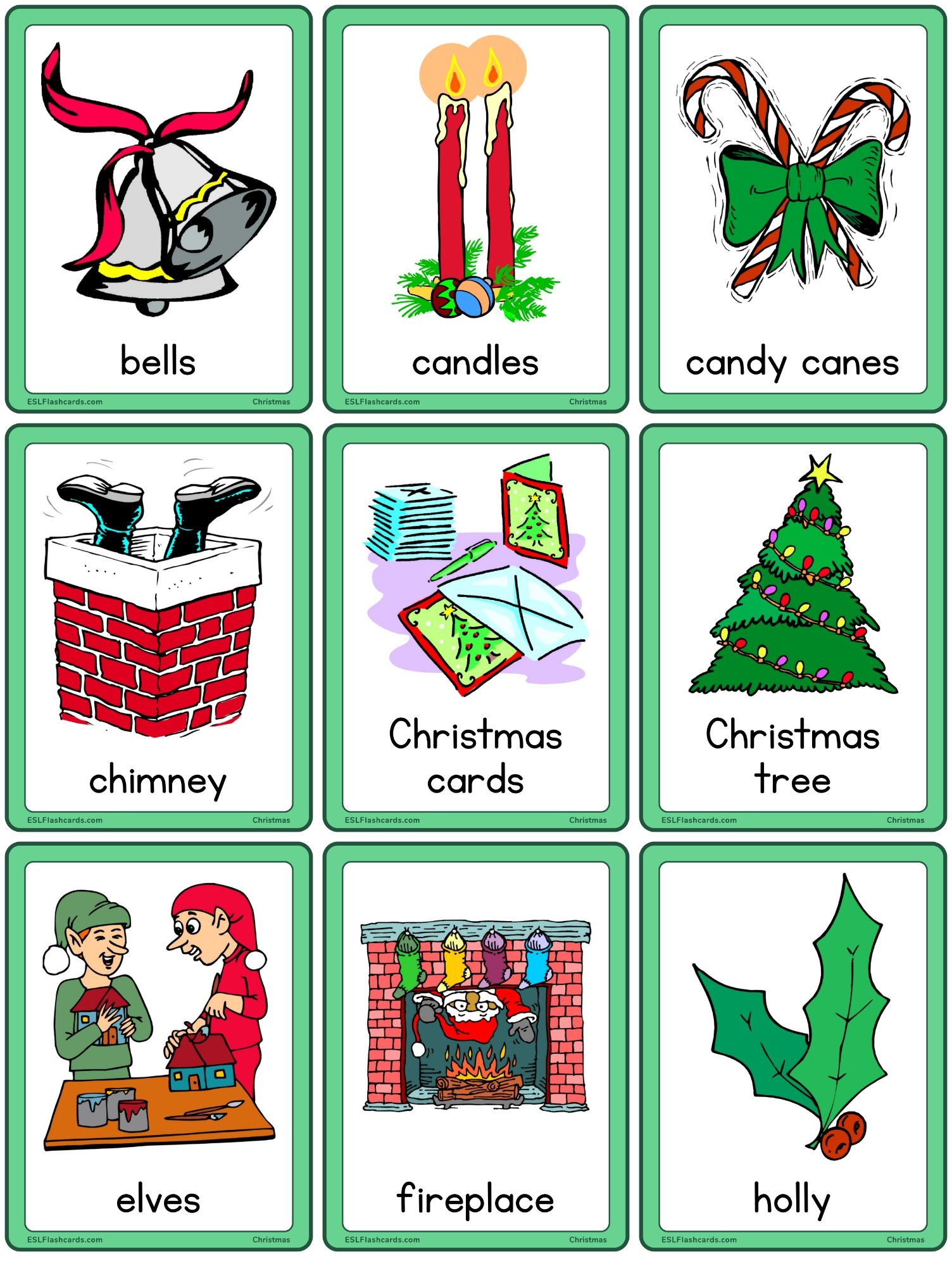Christmas Flashcards