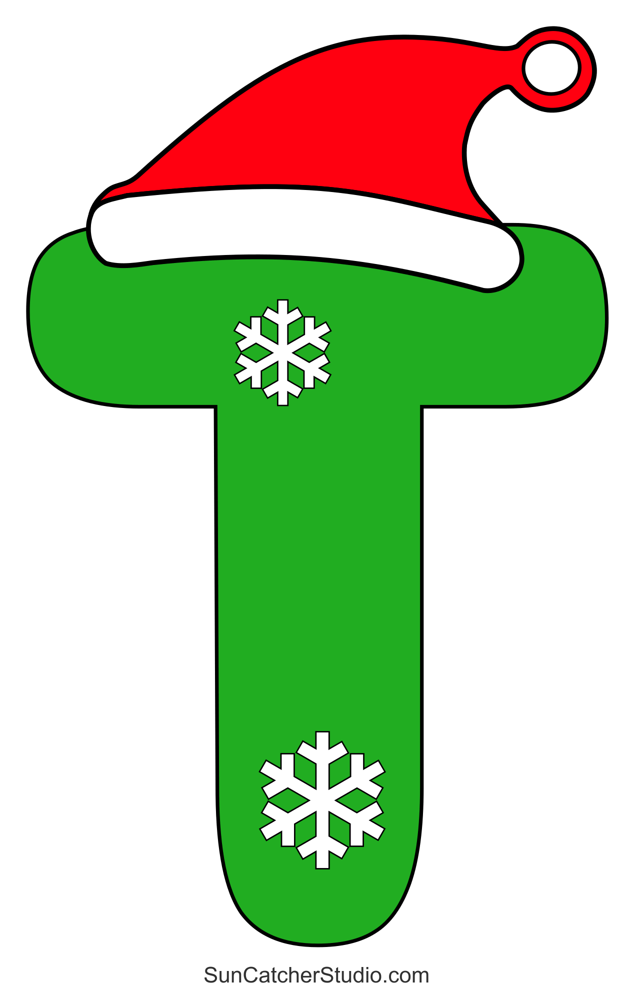 Christmas Font Alphabet