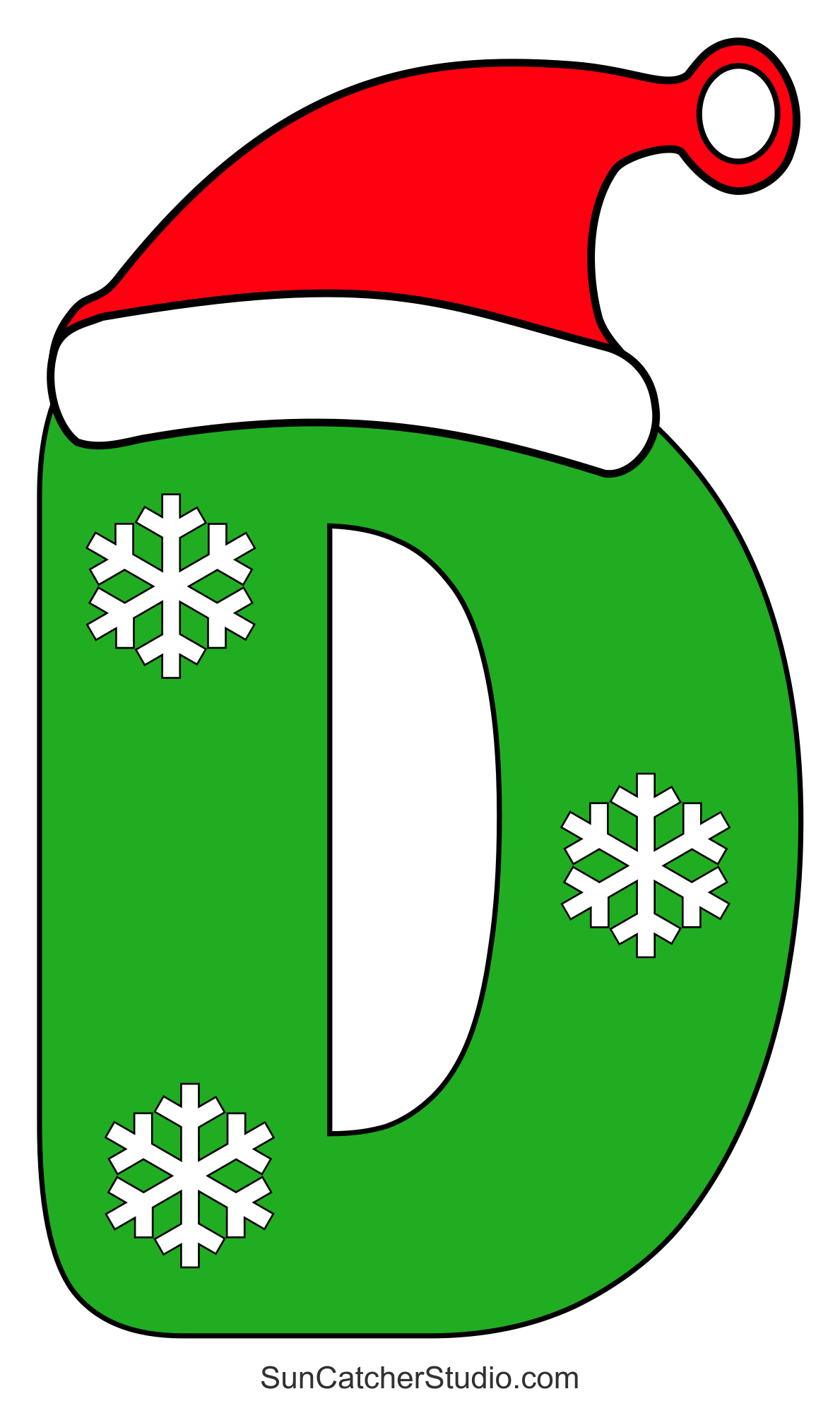 Christmas Font Alphabet
