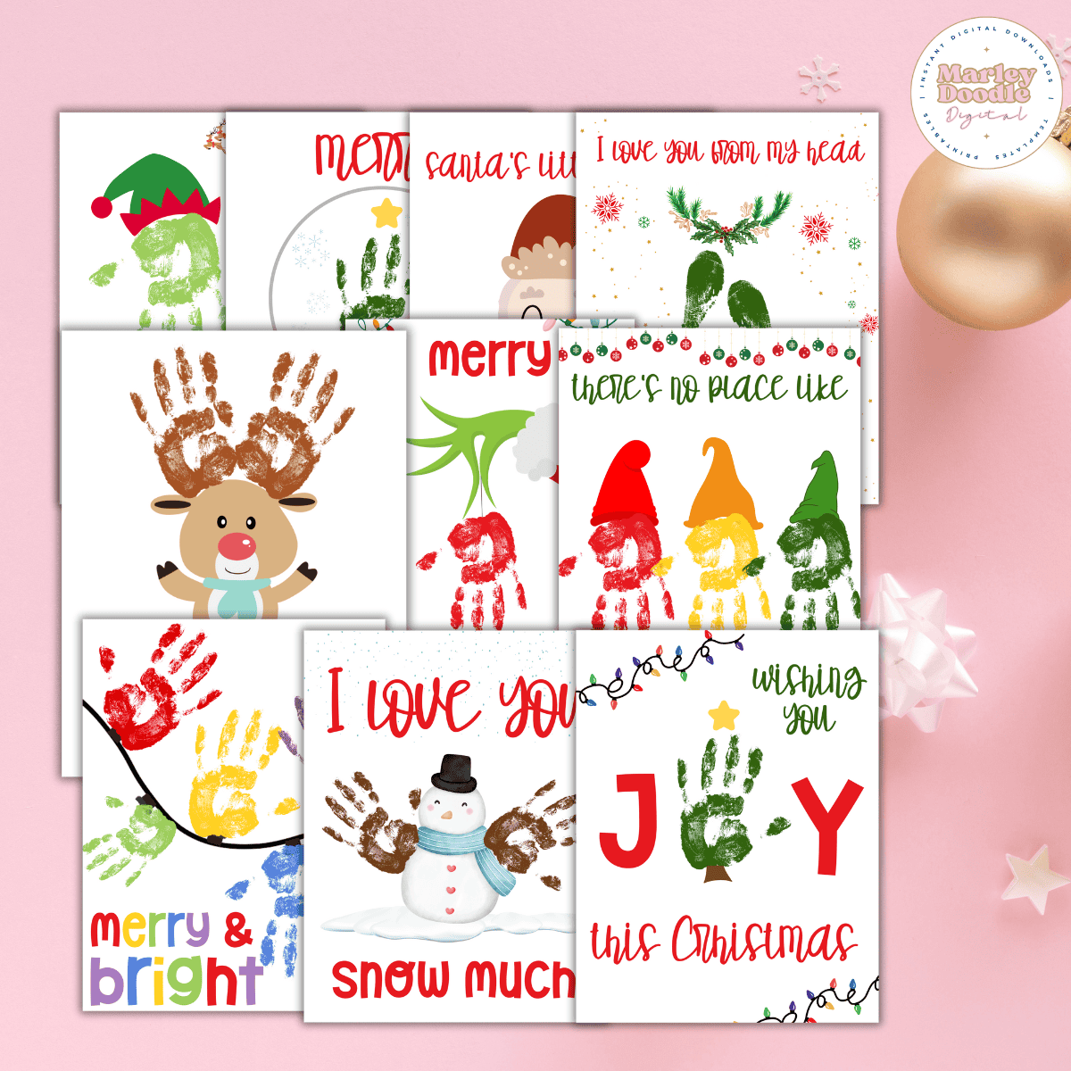 Christmas Handprint Art