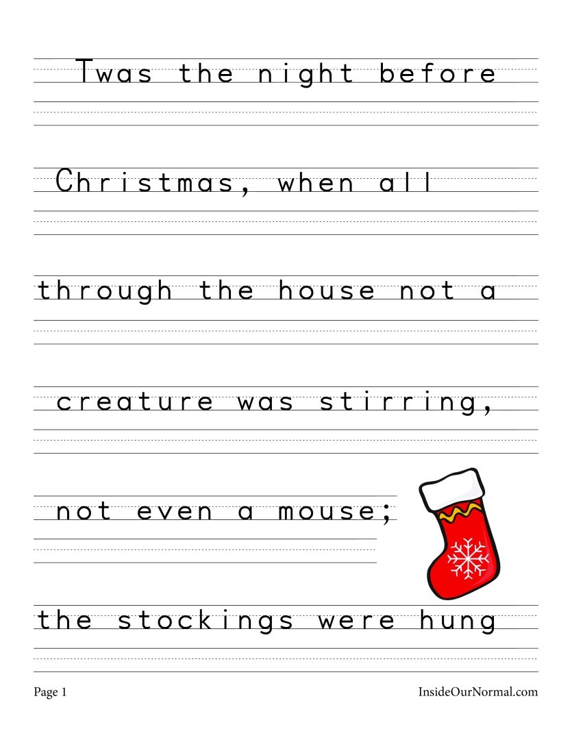 christmas cursive handwriting worksheets christmas cursive handwriting worksheets