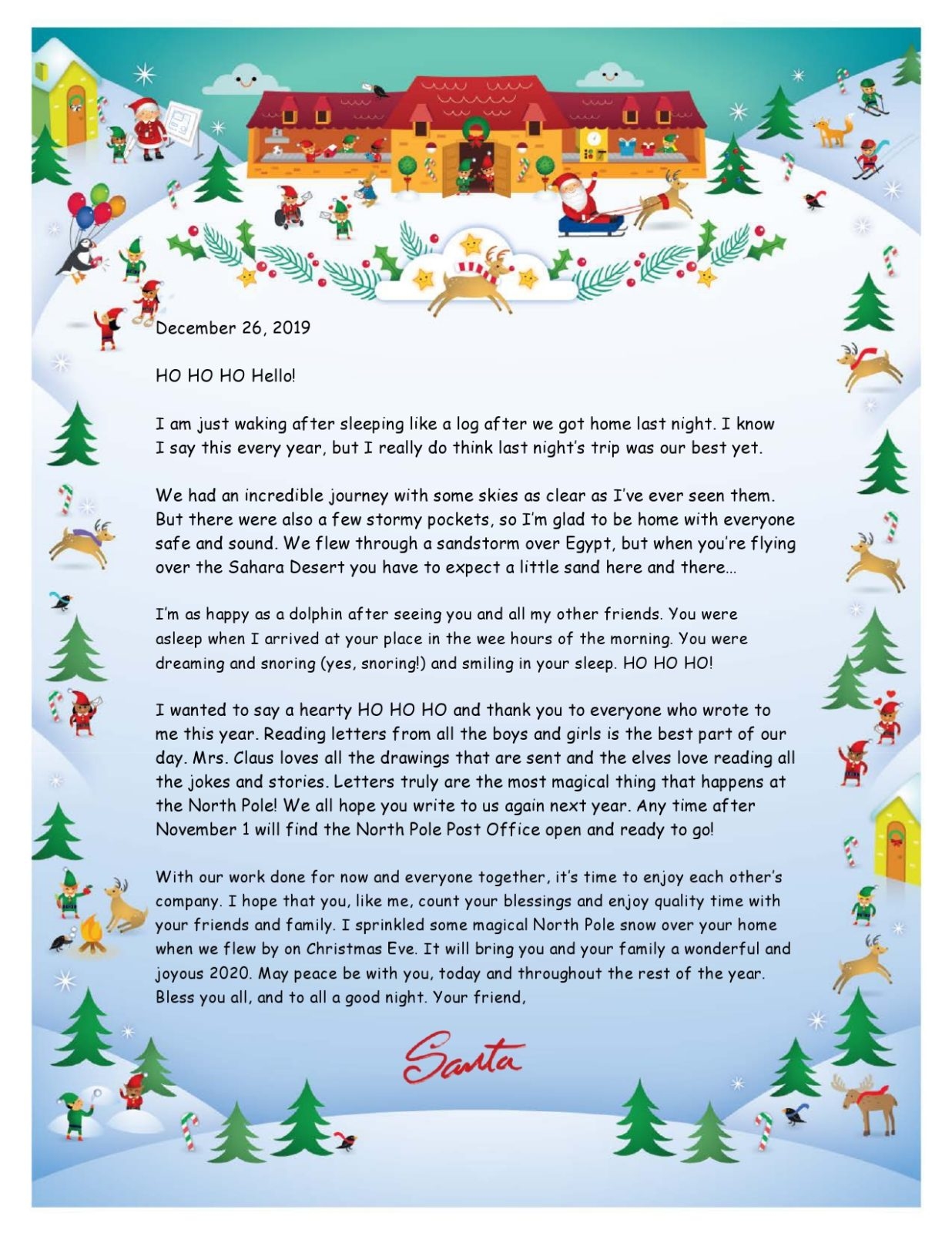 Christmas Letters Christmas Letters