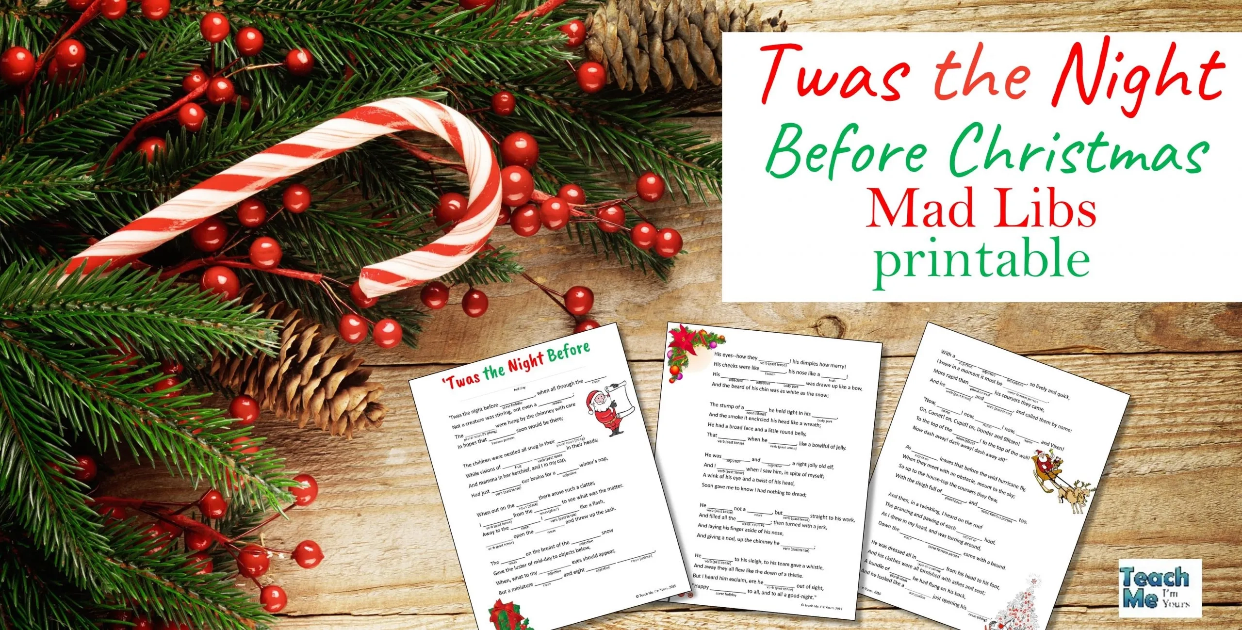 Christmas Mad Libs Printable Christmas Mad Libs Printable