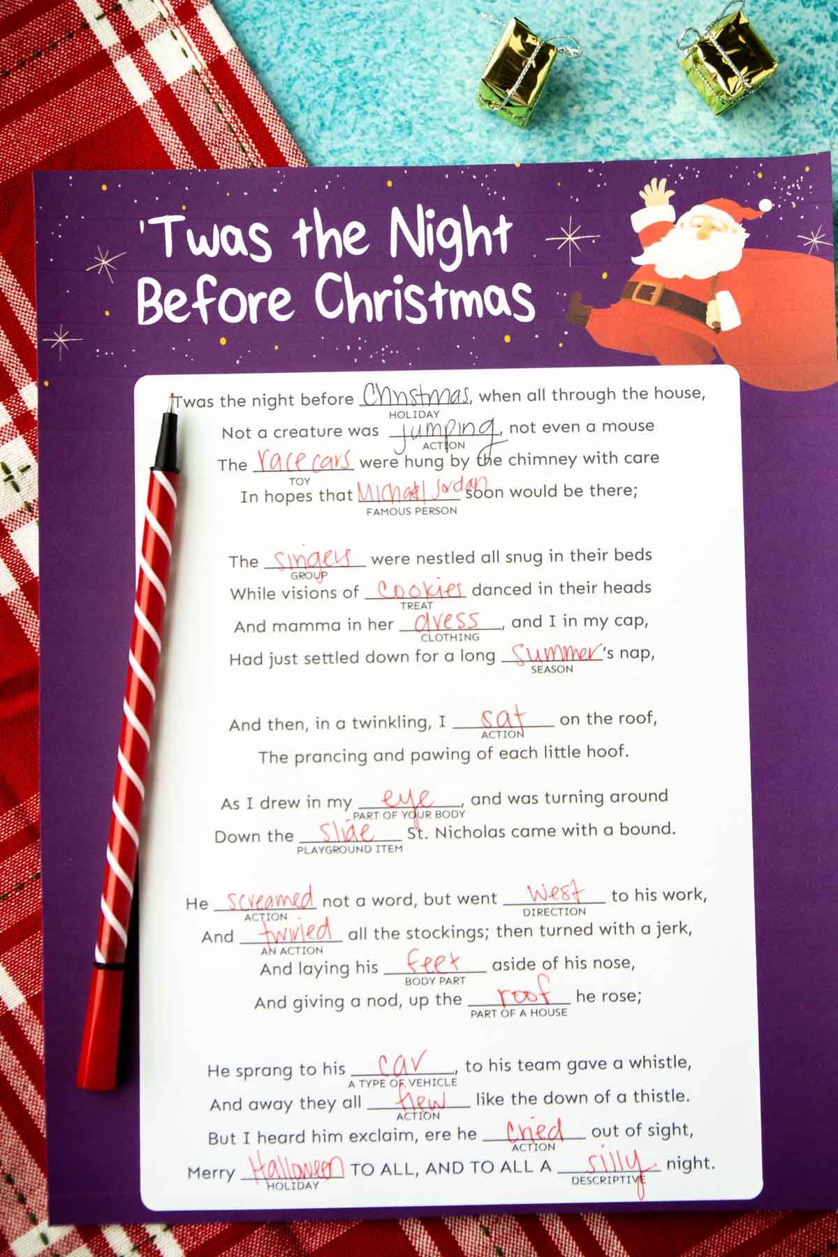 Christmas Mad Libs Christmas Mad Libs