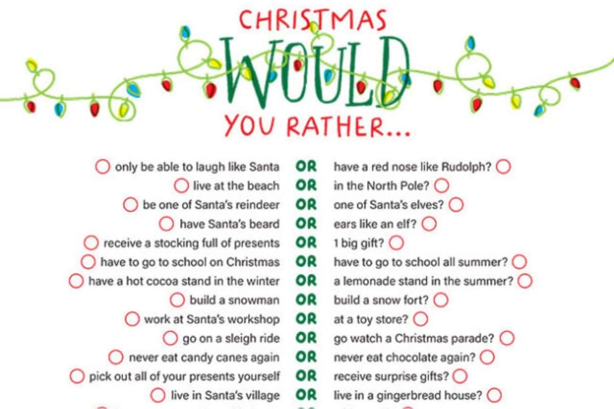 Christmas Party Games