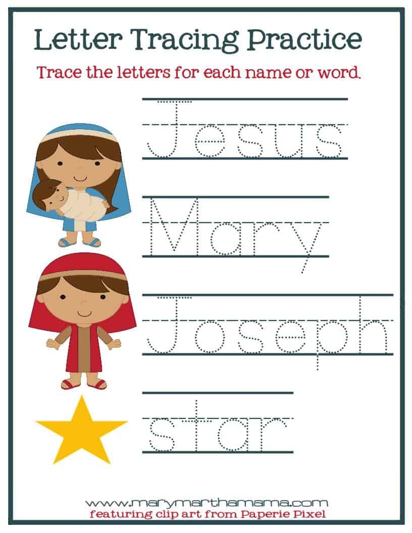 Christmas Preschool Pack Free Printables
